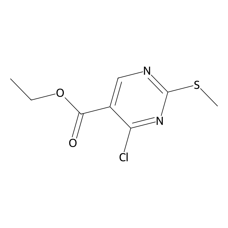 Ethyl 4-chloro-2-methylthio-5-pyrimidinecarboxylat...