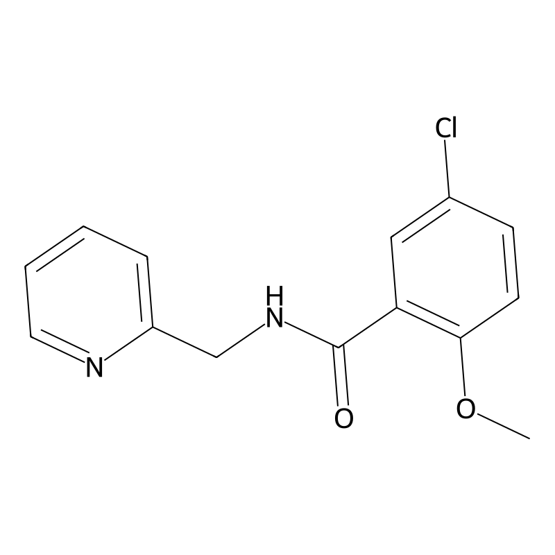 5-chloro-2-methoxy-N-(pyridin-2-ylmethyl)benzamide