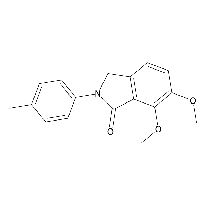 6,7-dimethoxy-2-(4-methylphenyl)-3H-isoindol-1-one