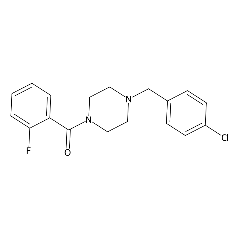 1-(4-chlorobenzyl)-4-(2-fluorobenzoyl)piperazine