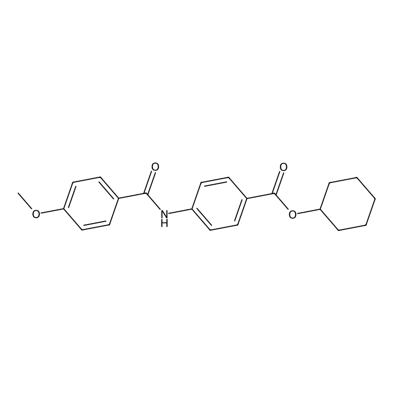 cyclohexyl 4-[(4-methoxybenzoyl)amino]benzoate