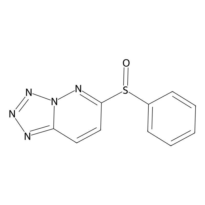 6-(Benzenesulfinyl)tetrazolo[1,5-b]pyridazine