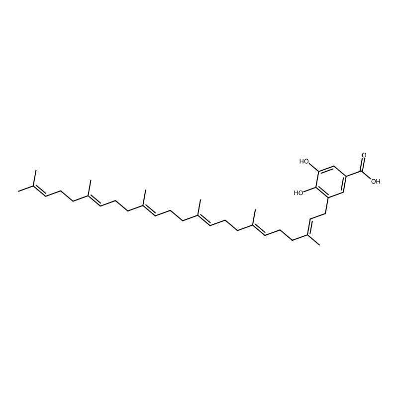 3-Hexaprenyl-4,5-dihydroxybenzoic acid