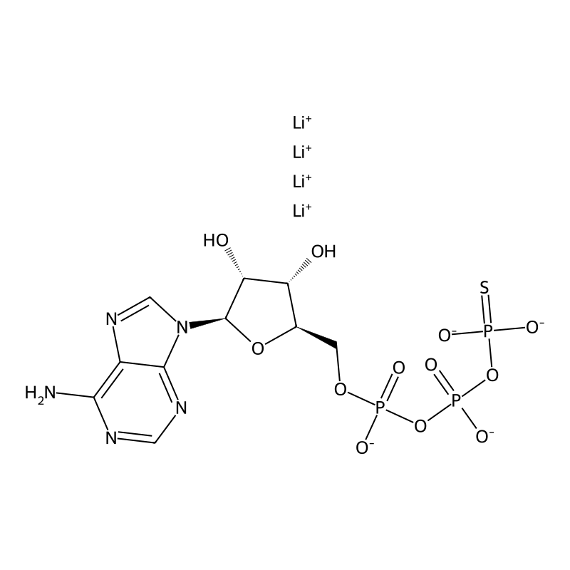Adenosine 5'-(trihydrogen diphosphate), monoanhydride with phosphorothioic acid, tetralithium salt