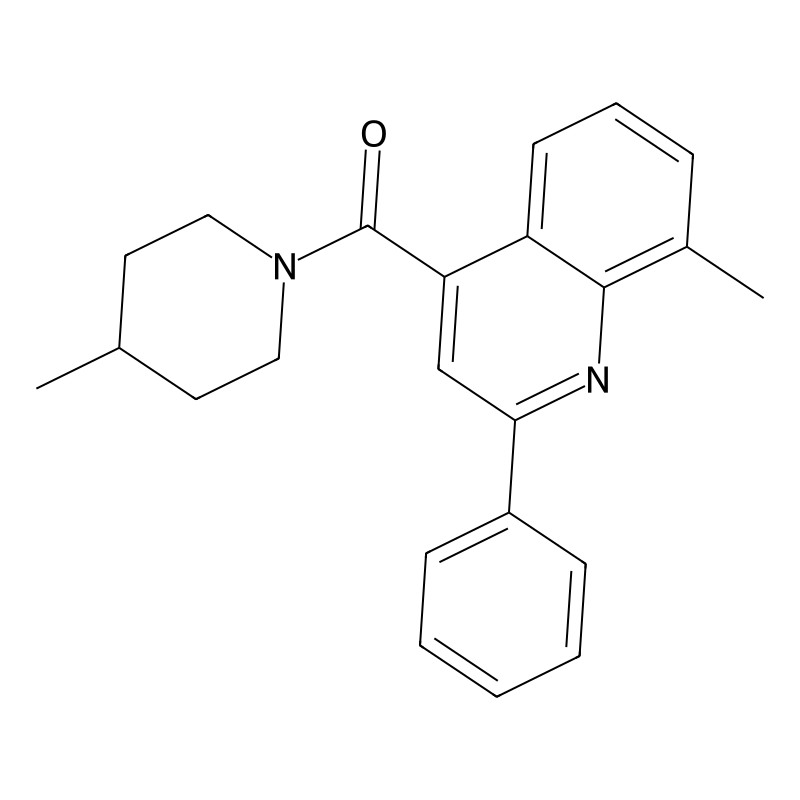 8-Methyl-4-(4-methylpiperidine-1-carbonyl)-2-pheny...