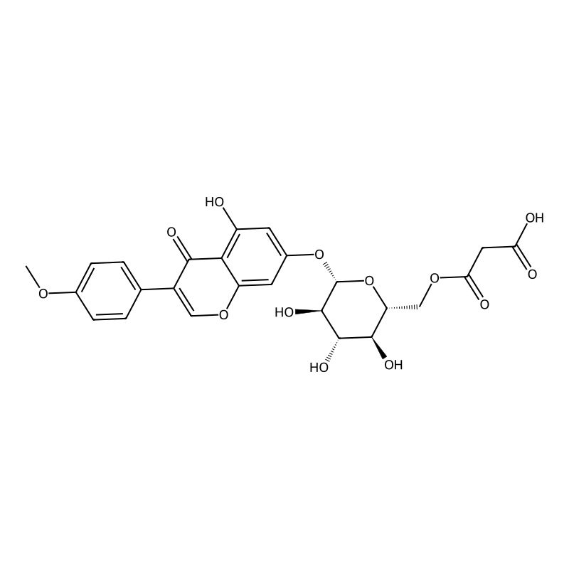 Biochanin A 7-O-(6-O-malonyl-beta-D-glucoside)
