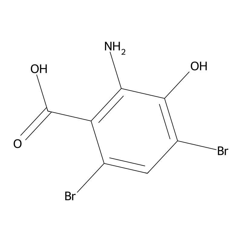 4,6-Dibromo-3-hydroxyanthranilic acid