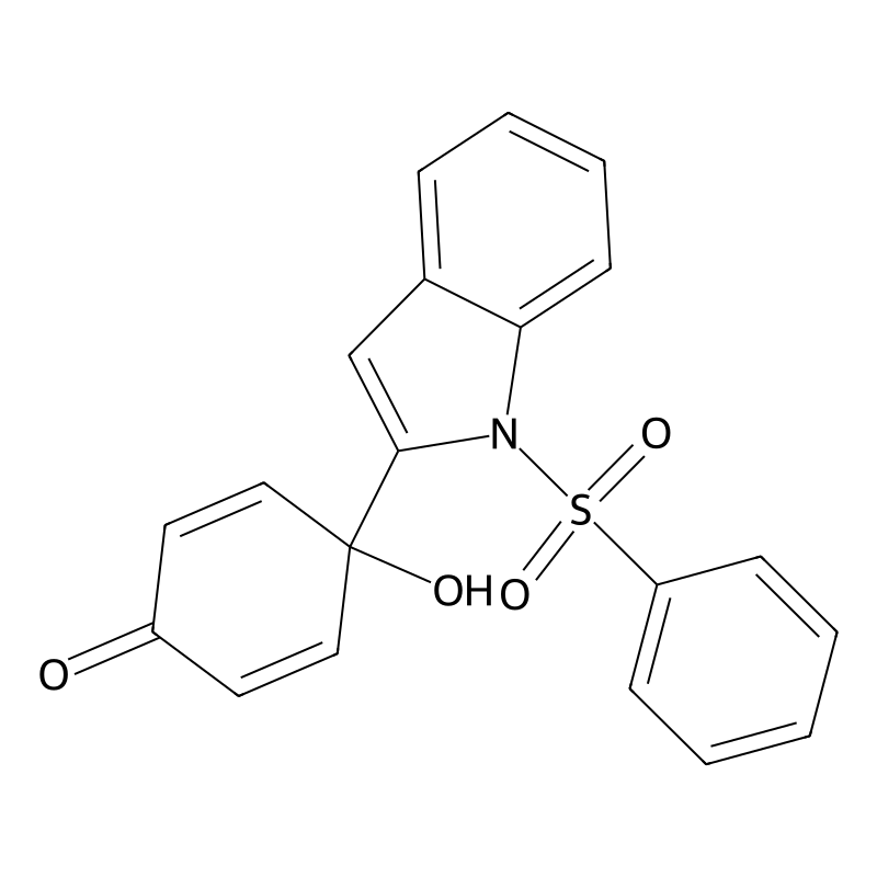 1H-Indole, 2-(1-hydroxy-4-oxo-2,5-cyclohexadien-1-...