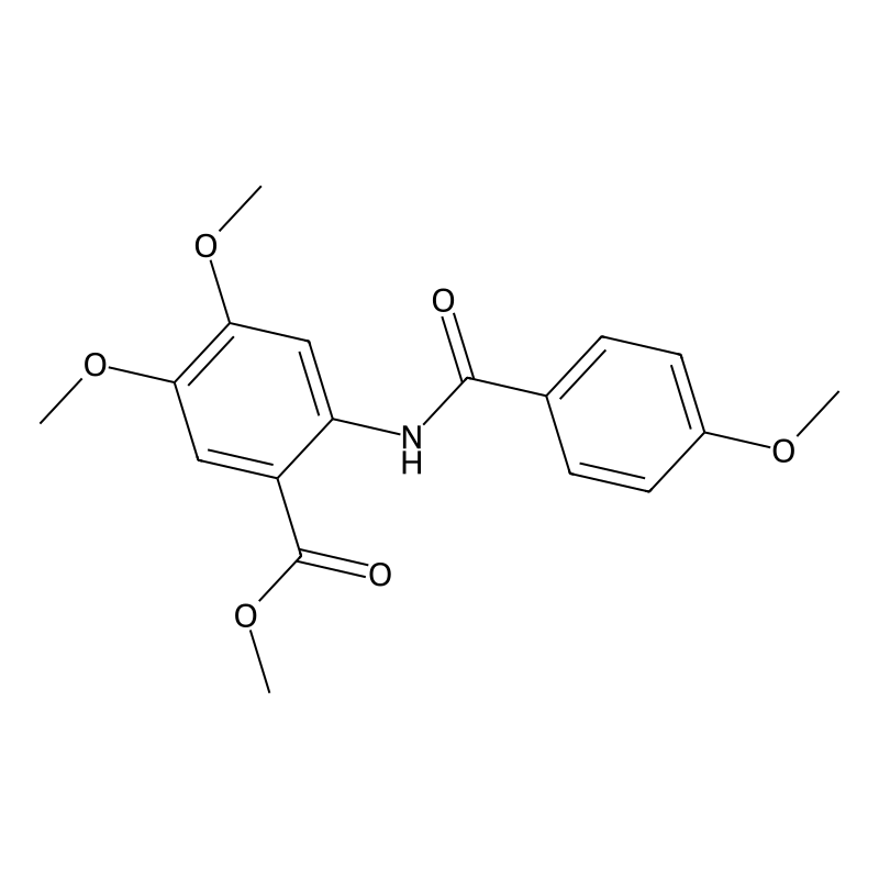 methyl 4,5-dimethoxy-2-[(4-methoxybenzoyl)amino]be...