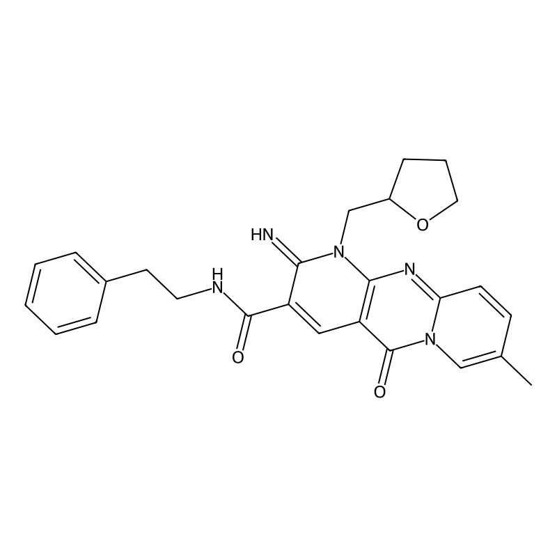 2-imino-8-methyl-5-oxo-1-(2-oxolanylmethyl)-N-(2-p...