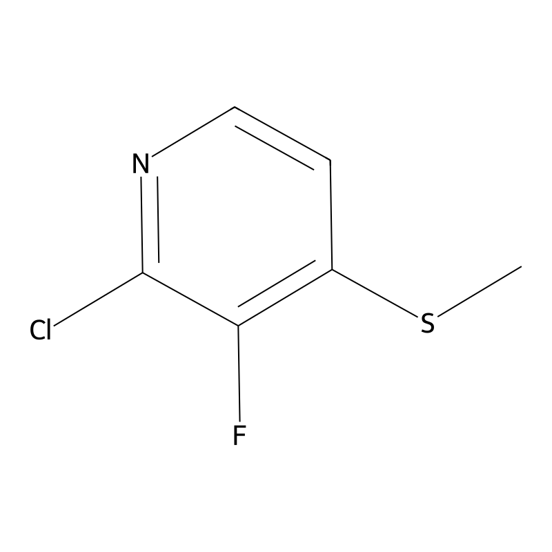 2-Chloro-3-fluoro-4-(methylthio)pyridine