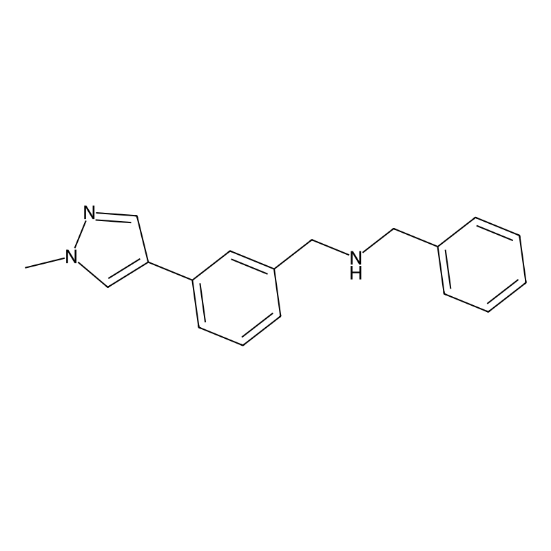 Benzyl-[3-(1-methyl-1H-pyrazol-4-yl)-benzyl]-amine