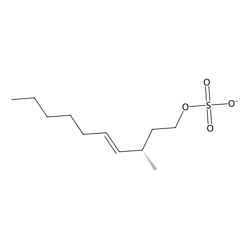 (3S,4E)-3-methyldec-4-en-1-yl sulfate