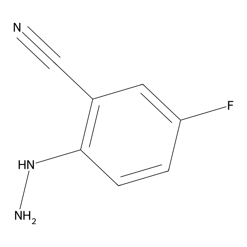 5-Fluoro-2-hydrazino-benzonitrile