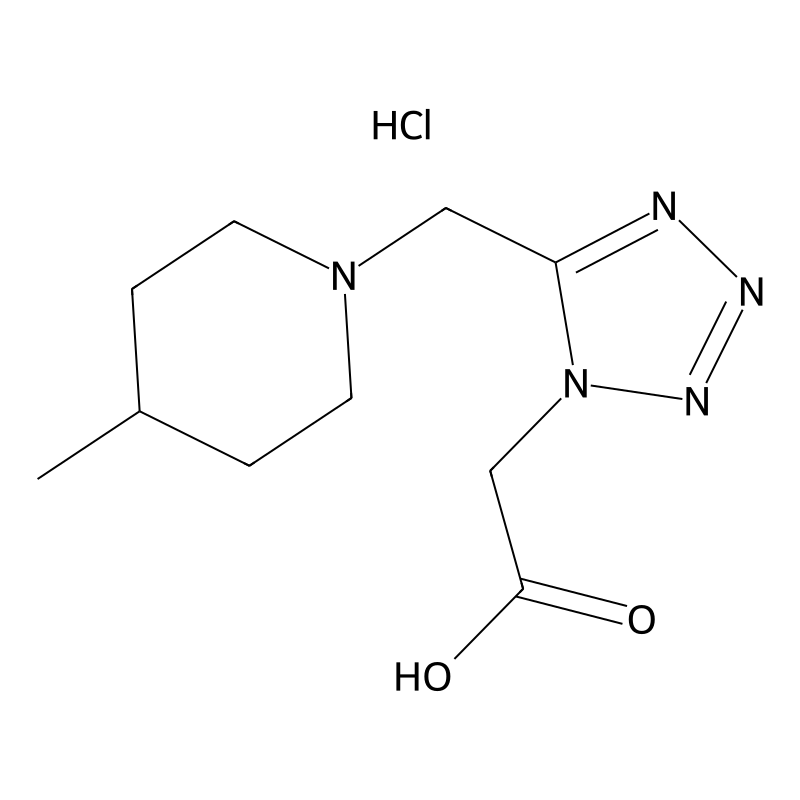 {5-[(4-methylpiperidin-1-yl)methyl]-1{H}-tetrazol-...