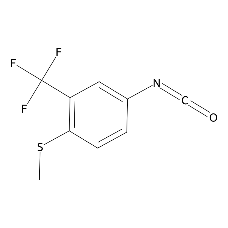 4-Isocyanato-1-(methylsulfanyl)-2-(trifluoromethyl...