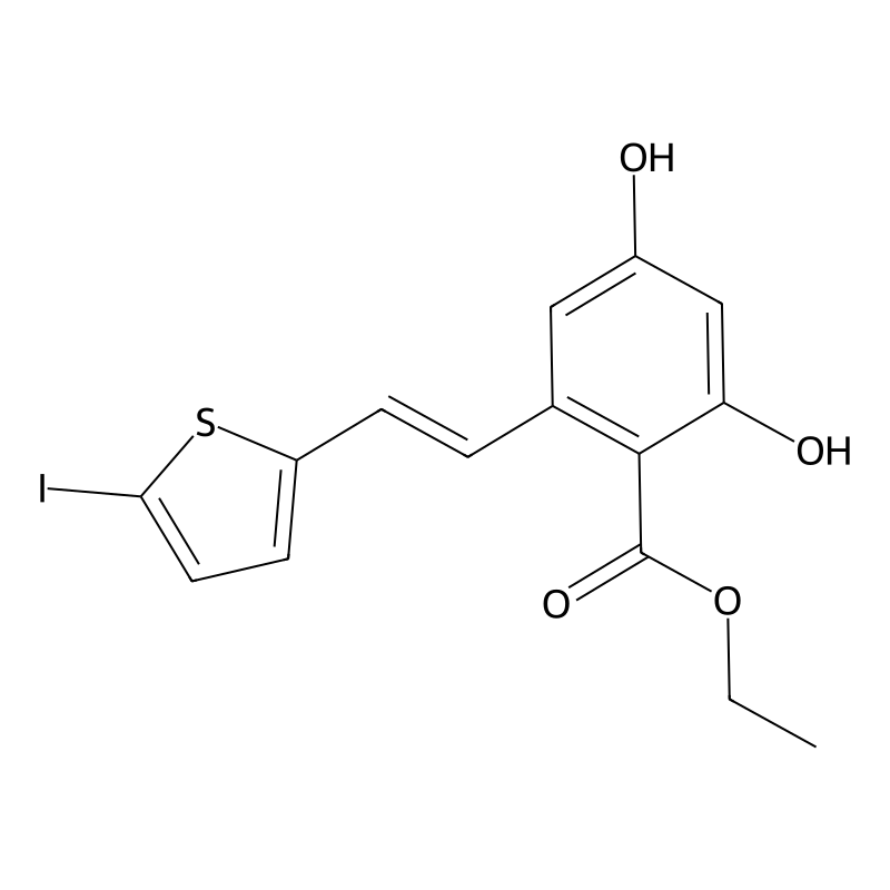 2,4-Dihydroxy-6-[2-(5-iodo-thiophen-2-yl)-vinyl]-b...