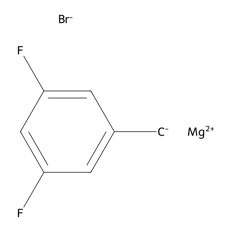 3,5-Difluorobenzylmagnesium bromide, 0.25M in 2-Me...