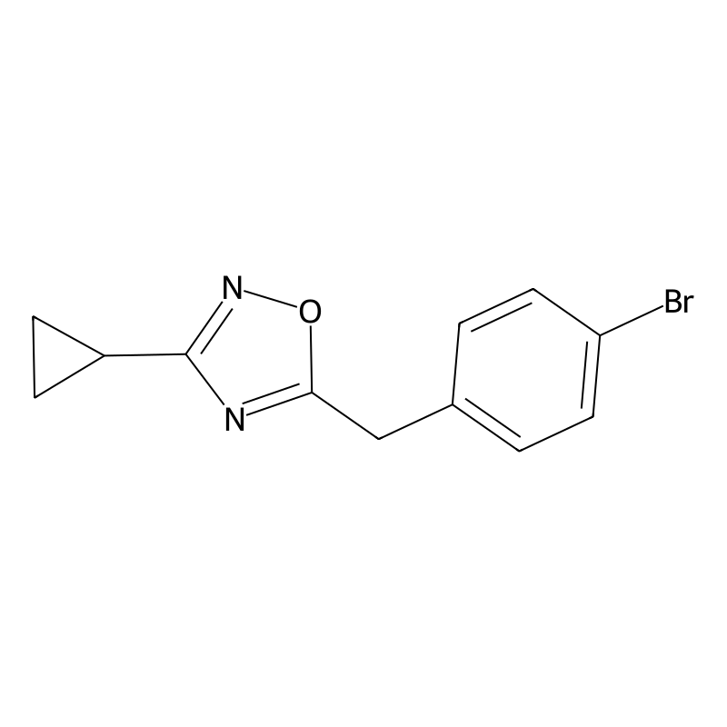 5-(4-bromobenzyl)-3-cyclopropyl-1,2,4-oxadiazole