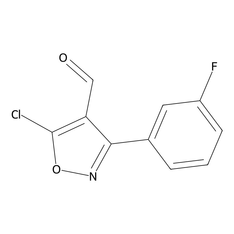5-Chloro-3-(3-fluorophenyl)-1,2-oxazole-4-carbalde...