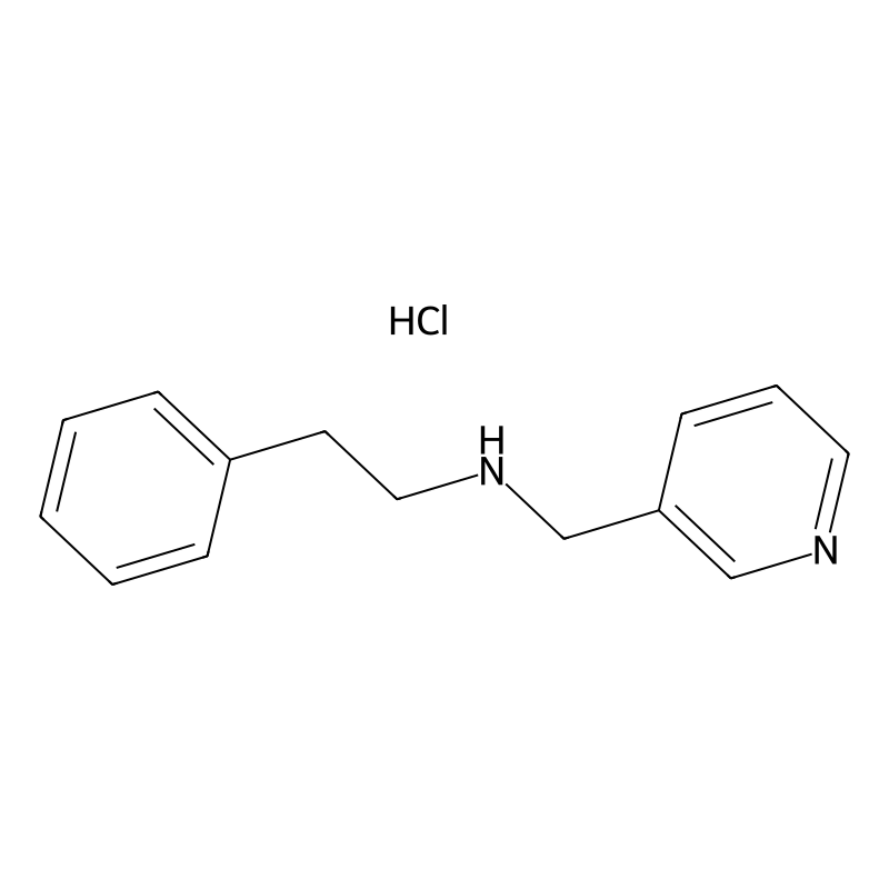 Pyridine, 3-((phenethylamino)methyl)-, hydrochlori...