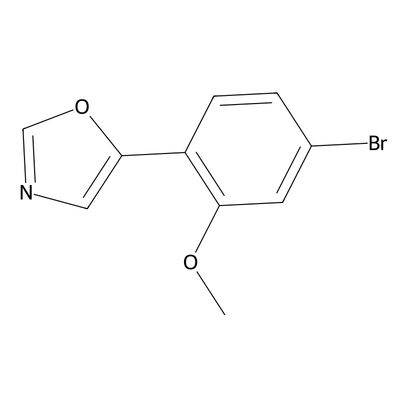 5-(4-bromo-2-methoxyphenyl)oxazole