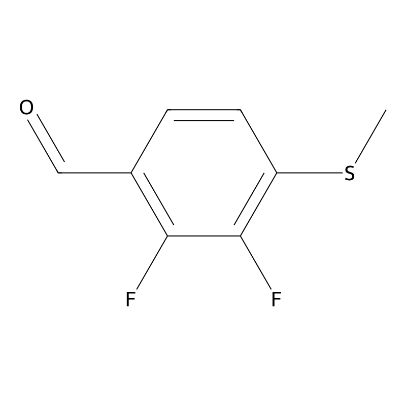 2,3-Difluoro-4-(methylthio)benzaldehyde
