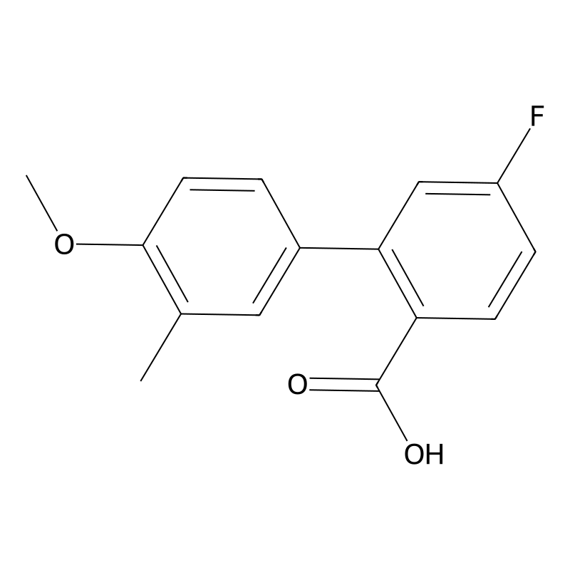 4-Fluoro-2-(4-methoxy-3-methylphenyl)benzoic acid
