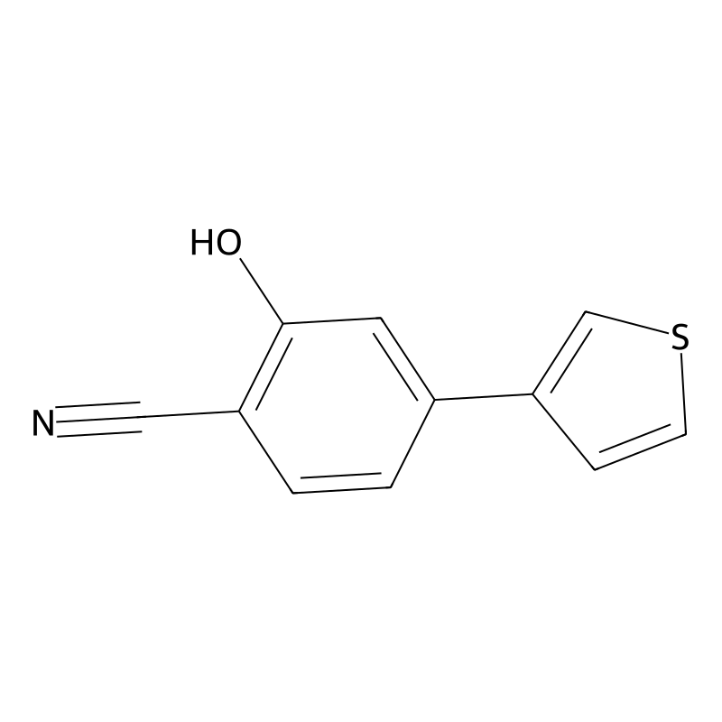 2-Cyano-5-(thiophen-3-YL)phenol