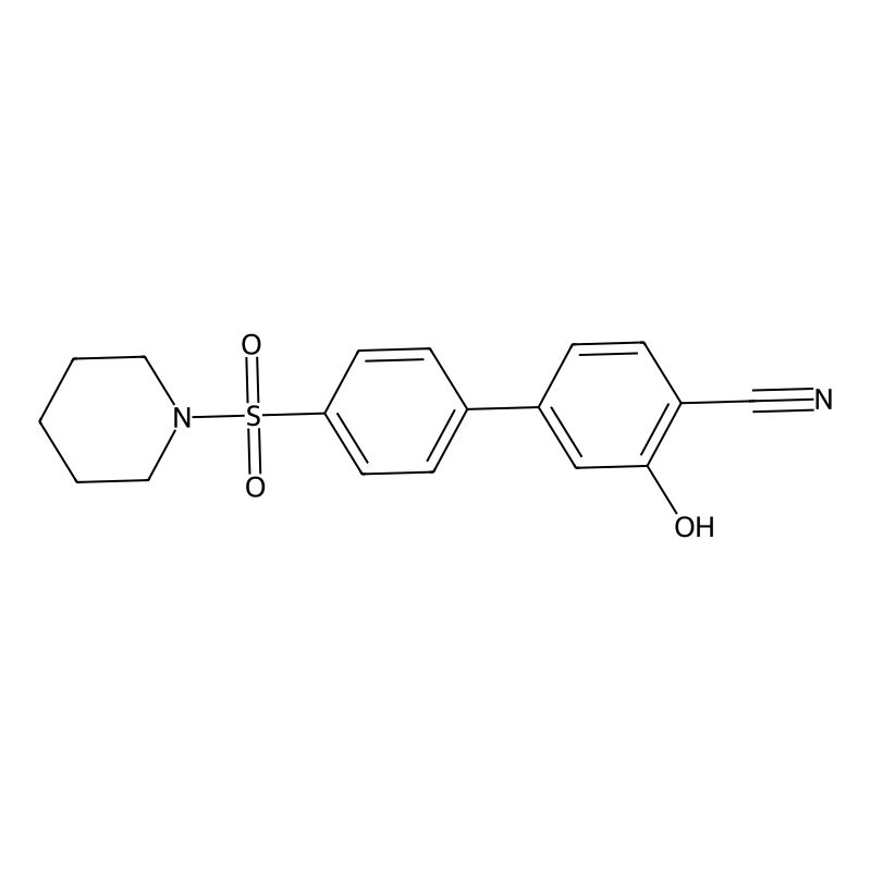 2-Cyano-5-[4-(piperidin-1-ylsulfonyl)phenyl]phenol