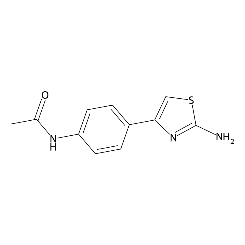 N-[4-(2-amino-1,3-thiazol-4-yl)phenyl]acetamide