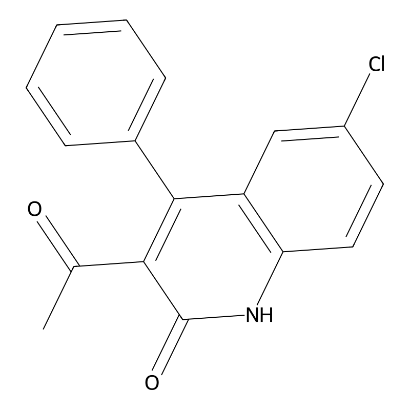 1-(6-Chloro-2-hydroxy-4-phenylquinolin-3-yl)ethano...
