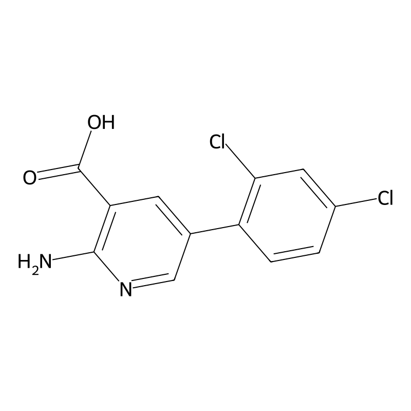 2-Amino-5-(2,4-dichlorophenyl)nicotinic acid