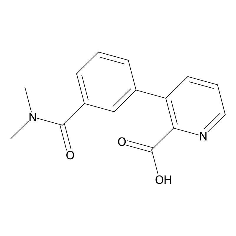 Buy 3-[3-(N,N-Dimethylaminocarbonyl)phenyl]picolinic acid | 1261980-61-3