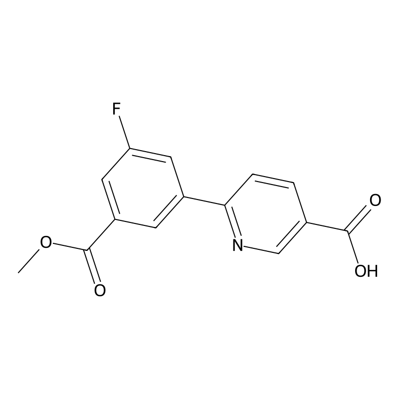 6-(3-Fluoro-5-methoxycarbonylphenyl)nicotinic acid