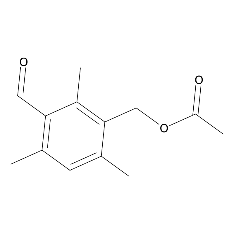 3-Formyl-2,4,6-trimethylbenzyl acetate