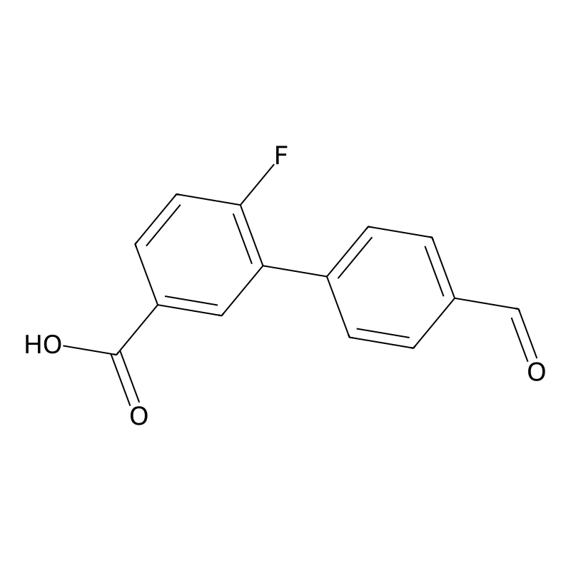 4-Fluoro-3-(4-formylphenyl)benzoic acid