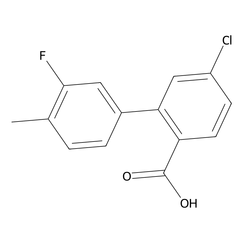 4-Chloro-2-(3-fluoro-4-methylphenyl)benzoic acid