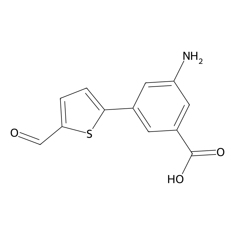 3-Amino-5-(5-formylthiophen-2-yl)benzoic acid