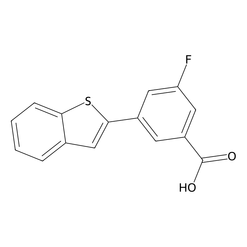 3-[Benzo(B)thiophen-2-YL]-5-fluorobenzoic acid