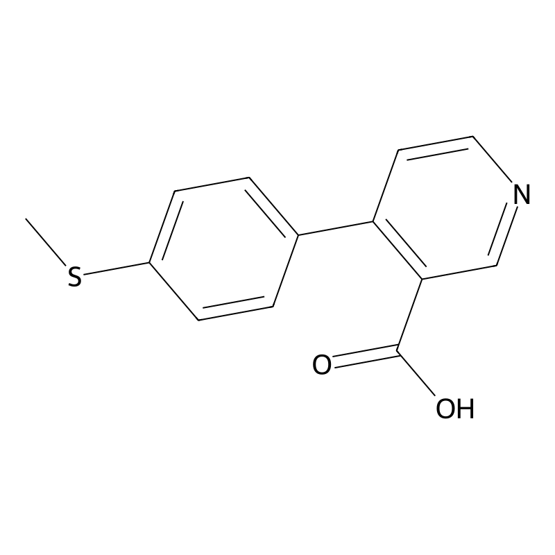 4-(4-Methylthiophenyl)nicotinic acid