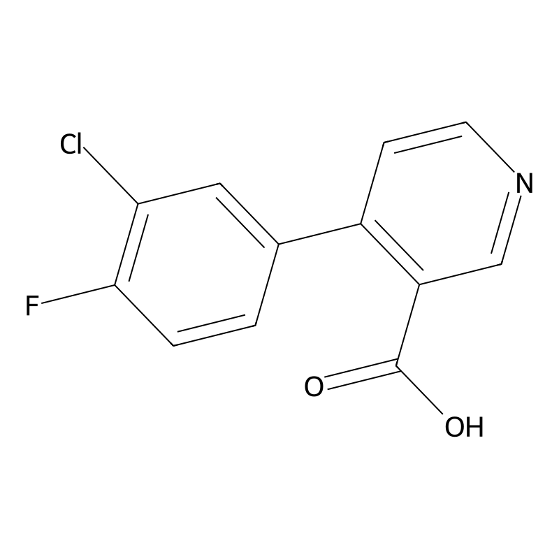 4-(3-Chloro-4-fluorophenyl)pyridine-3-carboxylic a...