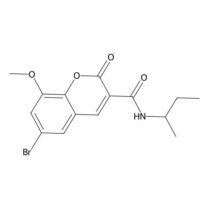 6-bromo-N-(butan-2-yl)-8-methoxy-2-oxo-2H-chromene...