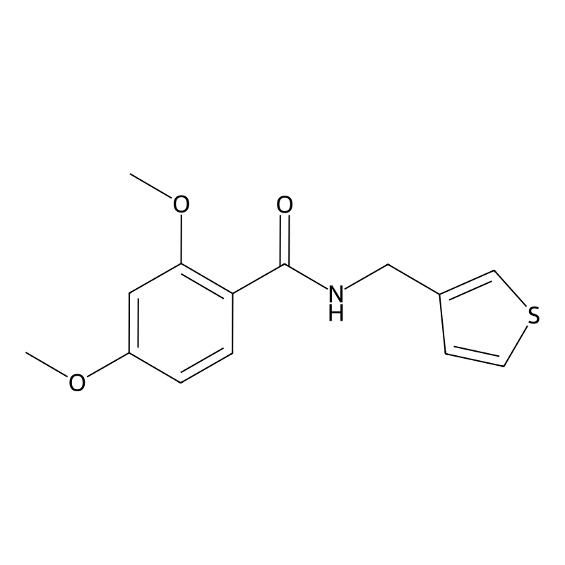 2,4-dimethoxy-N-[(thiophen-3-yl)methyl]benzamide