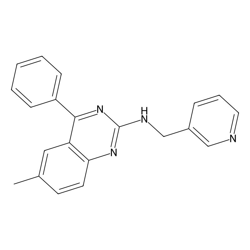 6-methyl-4-phenyl-N-[(pyridin-3-yl)methyl]quinazol...