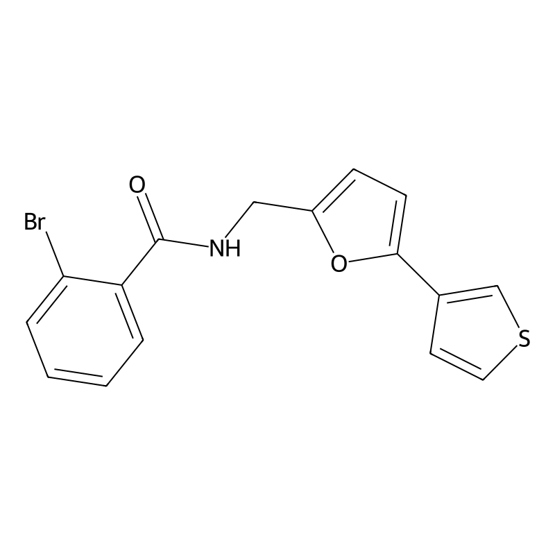 2-bromo-N-{[5-(thiophen-3-yl)furan-2-yl]methyl}ben...