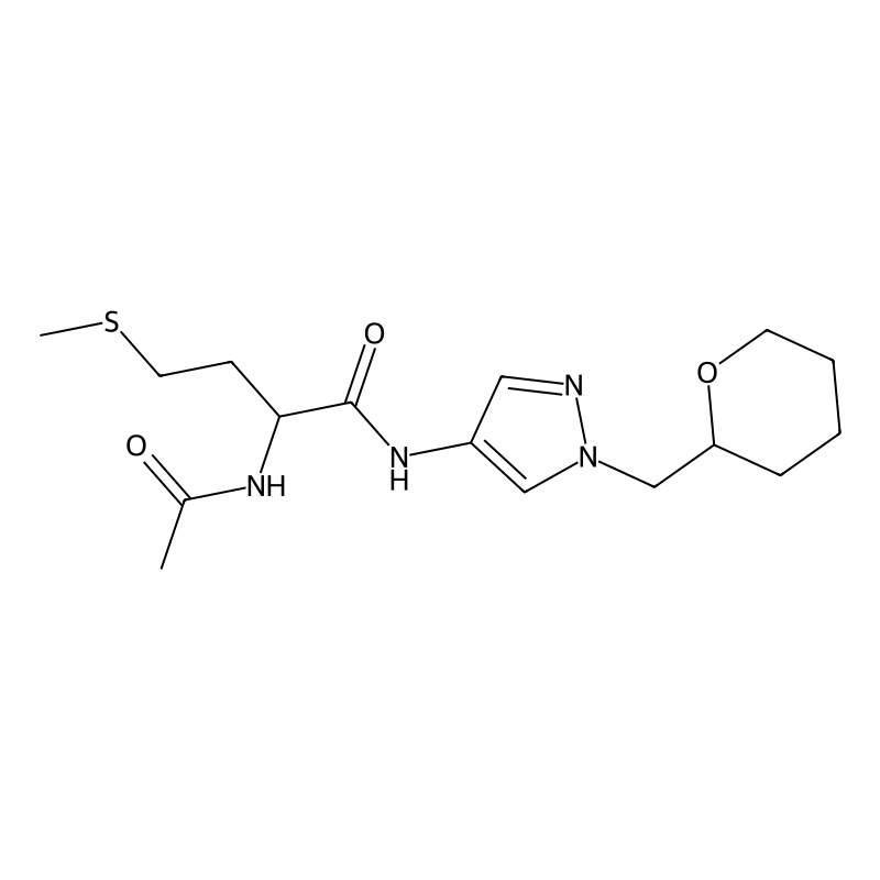 2-acetamido-4-(methylsulfanyl)-N-{1-[(oxan-2-yl)me...