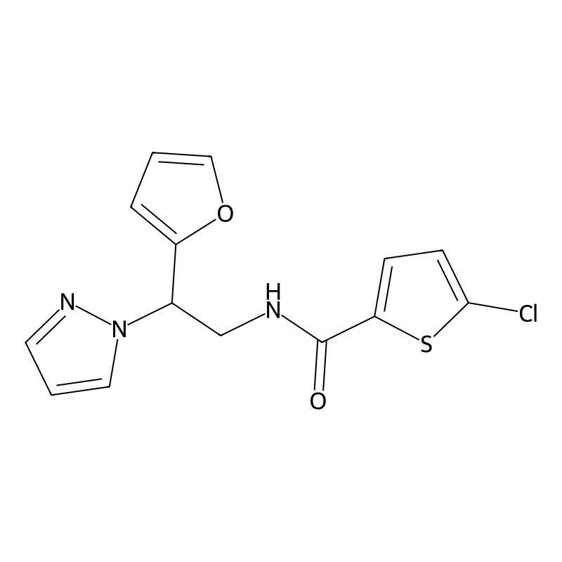 5-chloro-N-[2-(furan-2-yl)-2-(1H-pyrazol-1-yl)ethy...