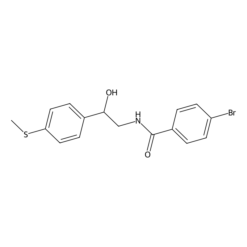 4-bromo-N-{2-hydroxy-2-[4-(methylsulfanyl)phenyl]e...