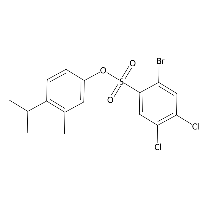 3-methyl-4-(propan-2-yl)phenyl 2-bromo-4,5-dichlor...